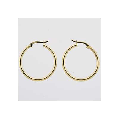 Klassiske Øreringer i Gull M