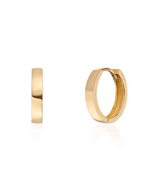 Øreringer i Gull 2.5x13.6mm