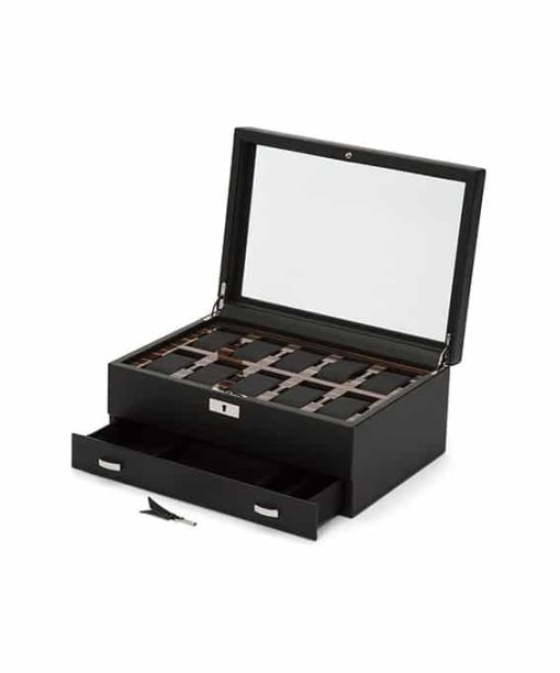 Alternative view of Wolf Oadster 10 Piece Watch Box W/ Drawer