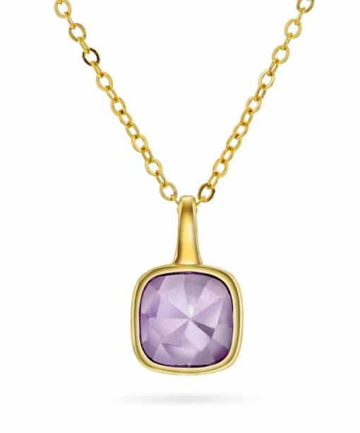 Sandra Lyng, Smykke i forgylt sølv med ametyst RO