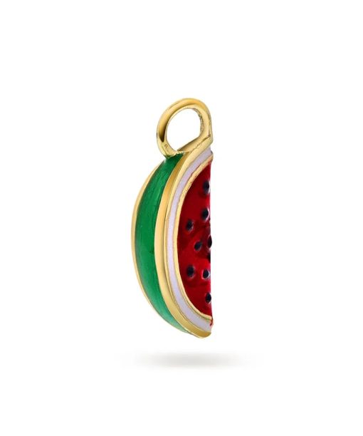 Melon Mood charm i 925 forgylt sølv