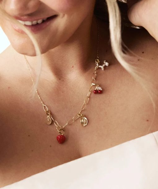 Alternative view of Yeehaw charm i 925 forgylt sølv