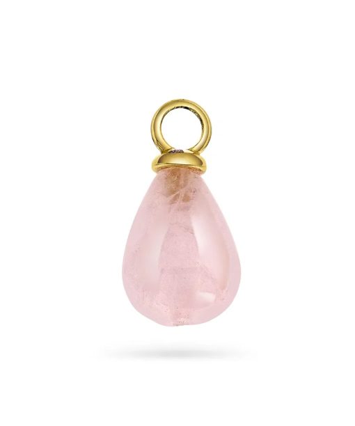 Rose Glow charm i 925 forgylt sølv