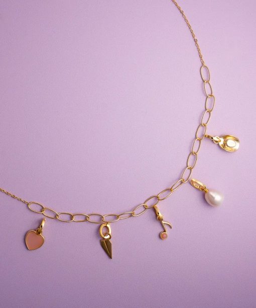 Alternative view of Love Load charm i 925 forgylt sølv