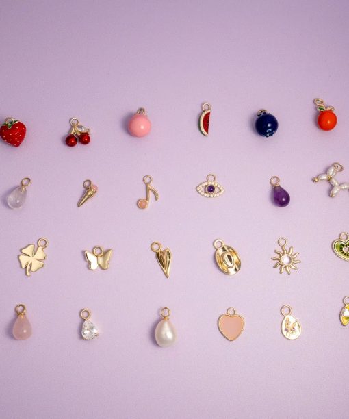 Alternative view of Sing Star charm i 925 forgylt sølv