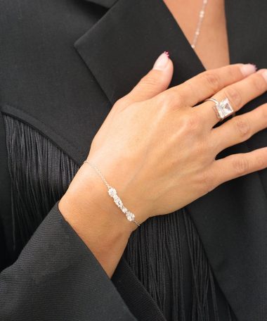Alternative view of Pan Jewelry - Diva Drop armbånd i 925 sølv