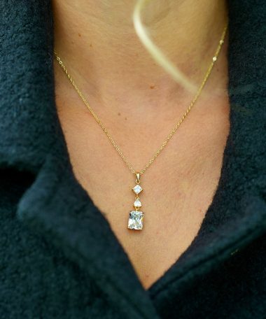 Alternative view of Pan Jewelry - Limelight smykke i 925 forgylt sølv