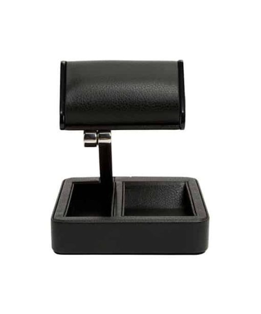 Wolf Roadster Single Travel Watch Stand Black