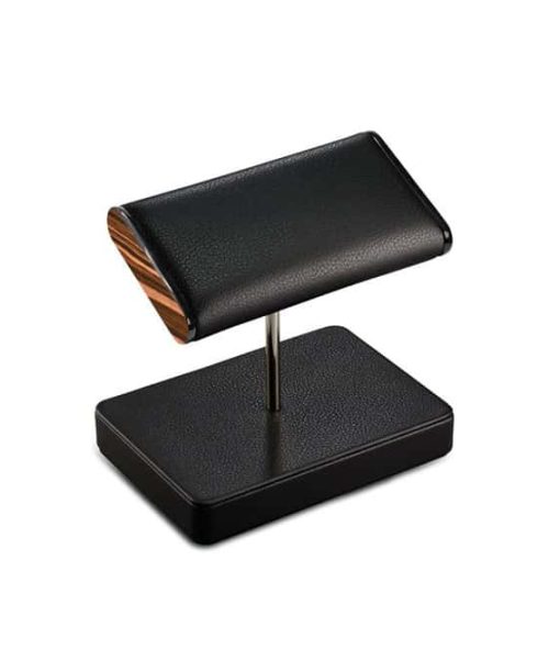 Alternative view of Wolf Roadster Double Static Watch Stand Black