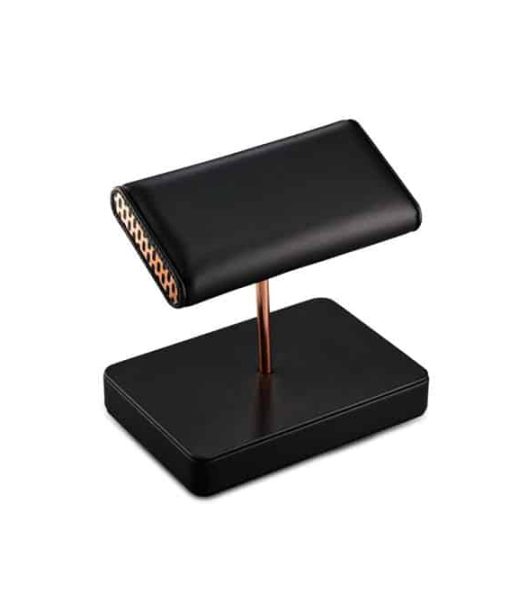 Alternative view of Wolf Axis Double Static Watch Stand Copper
