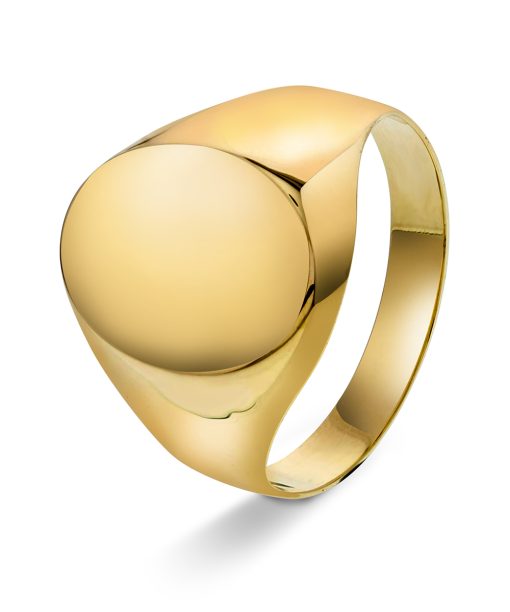 Signetring i Gult gull