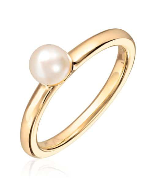 Lene Visholm Ring m/perle 585