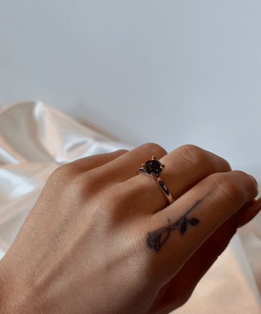 Alternative view of Lene Visholm Ring ametyst 585