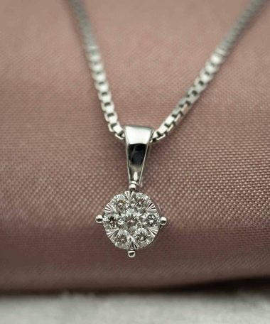 Alternative view of Smykke i Hvittgull med Diamanter 0.12ct