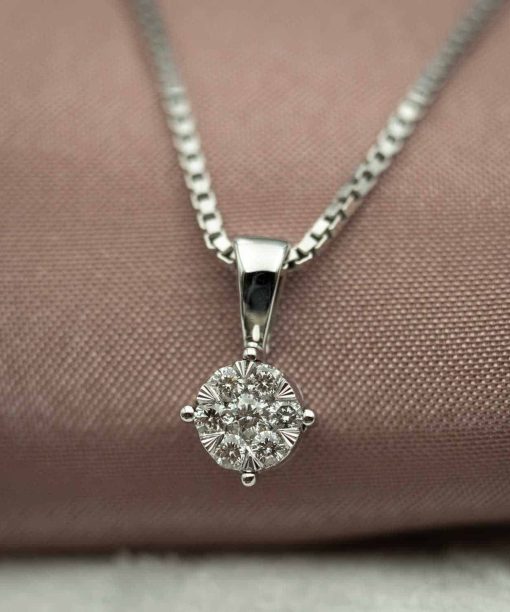 Alternative view of Smykke i Hvittgull med Diamanter 0.12ct