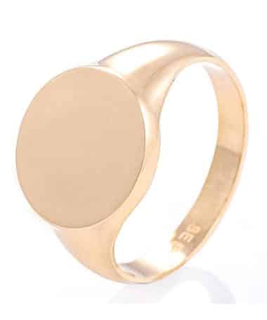 Signetring rund 585