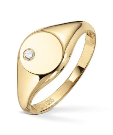Signetring 0,03ct WSI