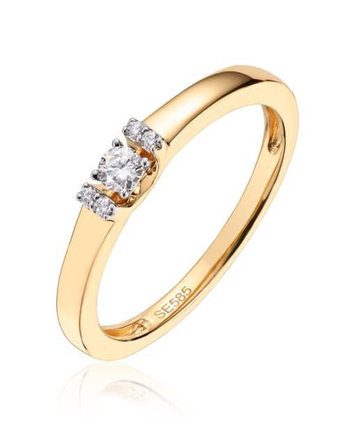 Ring 5 stens 0,13ct WSI 585