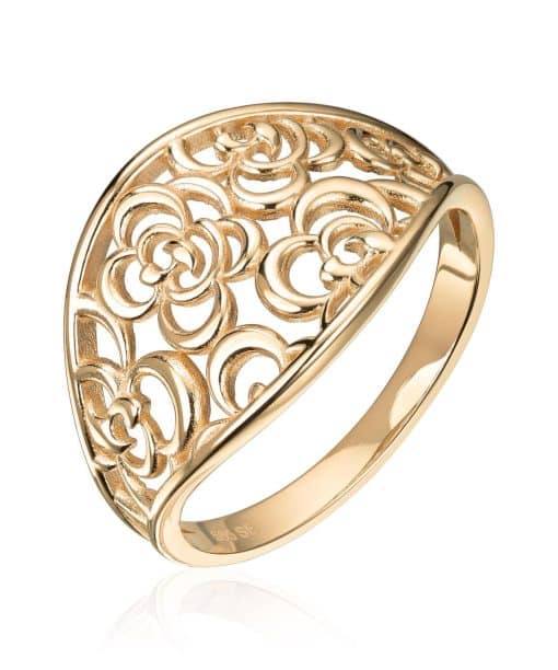 Ring i 14K gult gull