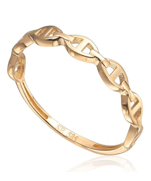 Ring i 14K gult gull