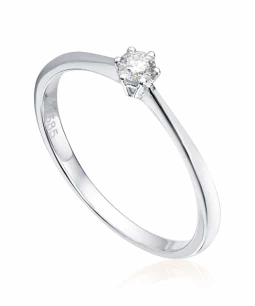 Ring med diamant HV 0,05ct TWSI