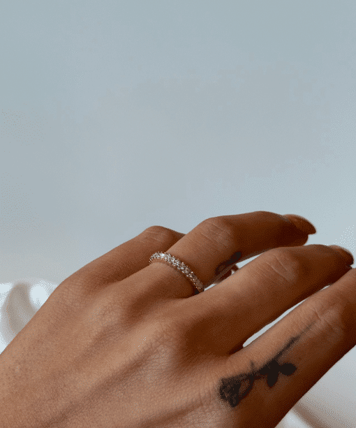 Alternative view of Ring diamanter 0,25ct WSI i gult gull