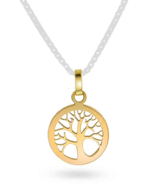 Pan Jewelry Anheng i gull livets tre