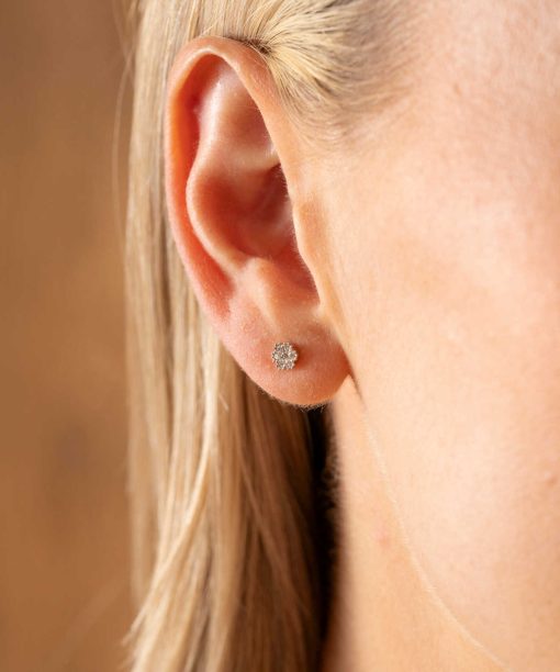 Alternative view of Øredobber med diamanter 0,15 ct WP1