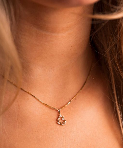 Alternative view of Anheng i gull med zirkonia