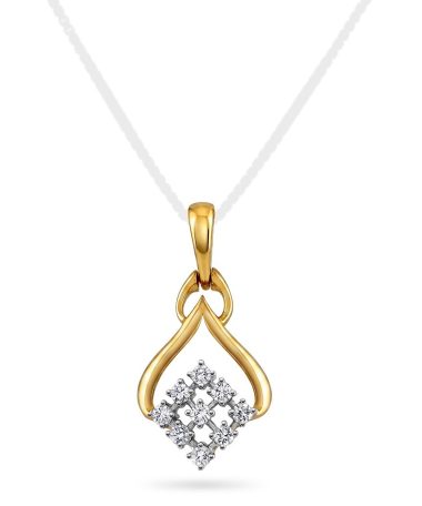 Pan Jewelry - Anheng i gull med diamanter 0,08 ct WP