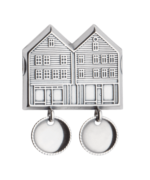 Beltestøl Bryggen med trådkantlauv, oksidert