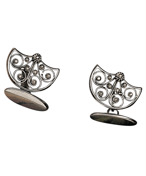 Mansjettknappar Bergen, oksidert