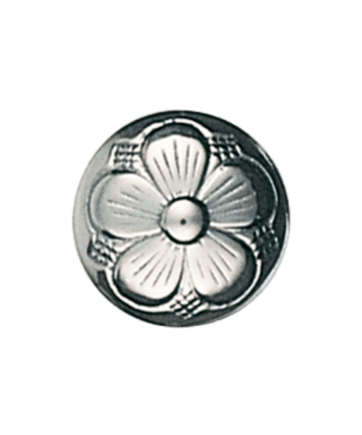 Knapp 17 mm med botn, oksidert