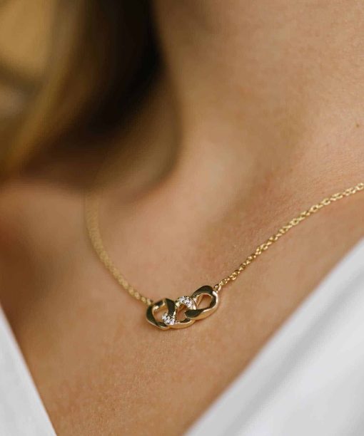 Alternative view of Nora Mørk by Gulldia Smykke i sølv med zirkonia