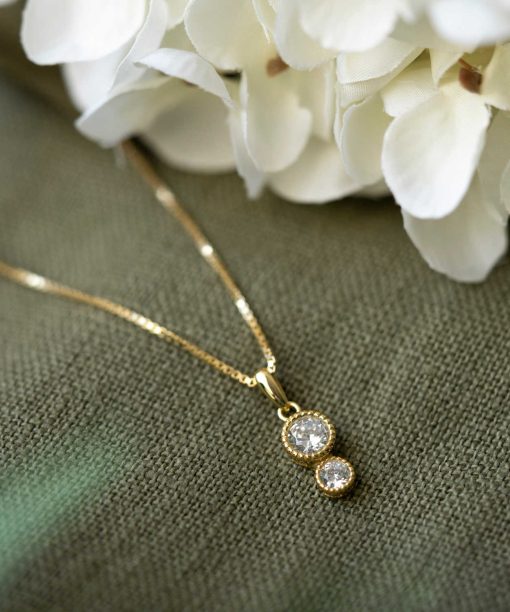 Alternative view of Nora Mørk by Gulldia Smykke i sølv med zirkonia