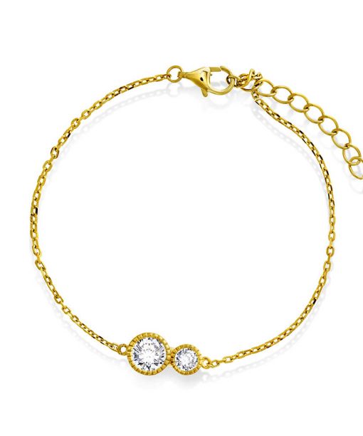 Nora Mørk by Gulldia Armbånd i sølv med zirkonia