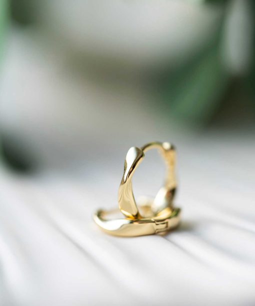 Alternative view of Øreringer i sølv