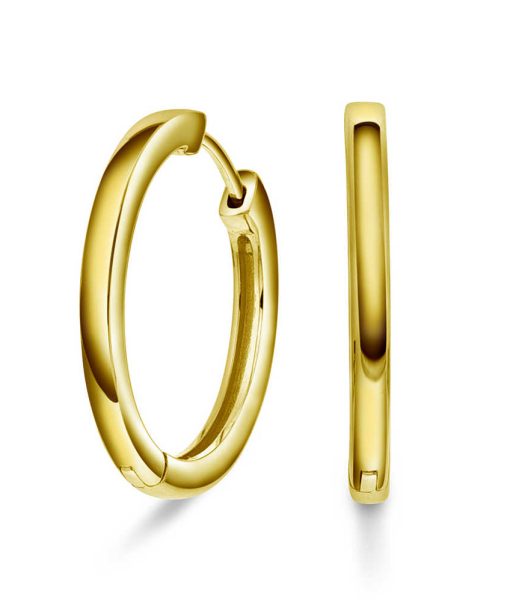 Øreringer i sølv 20 mm