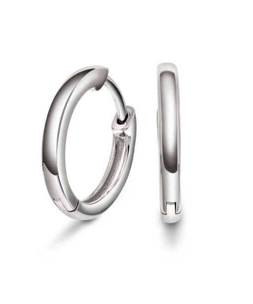 Øreringer i sølv 15 mm