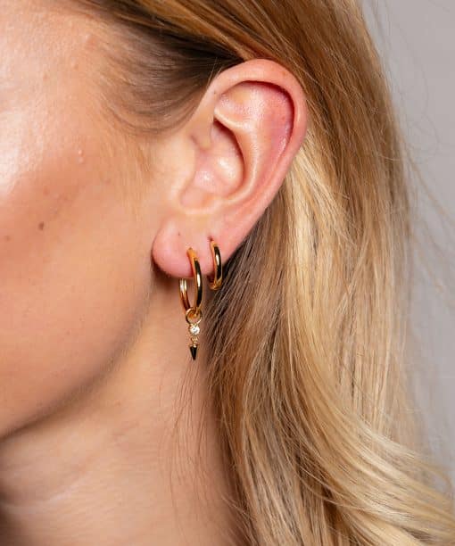 Alternative view of Aim charms i sølv med blank zirkonia