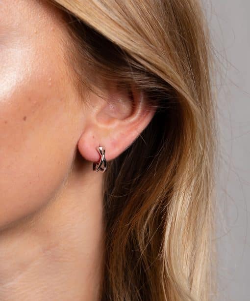 Alternative view of Øreringer i sølv