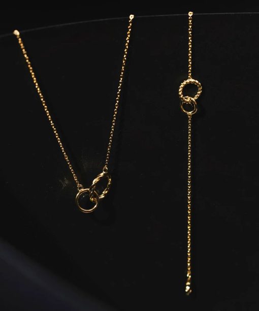 Alternative view of Armbånd i forgylt 925 sølv