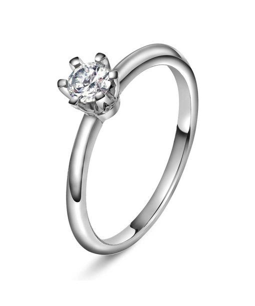 Vida ring i gull med dia 0,30 ct TWSI