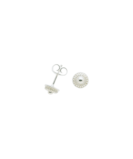 Øyrepynt med kruse, kvit