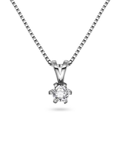 Vida anheng i gull m/dia 0,20 ct TWSI