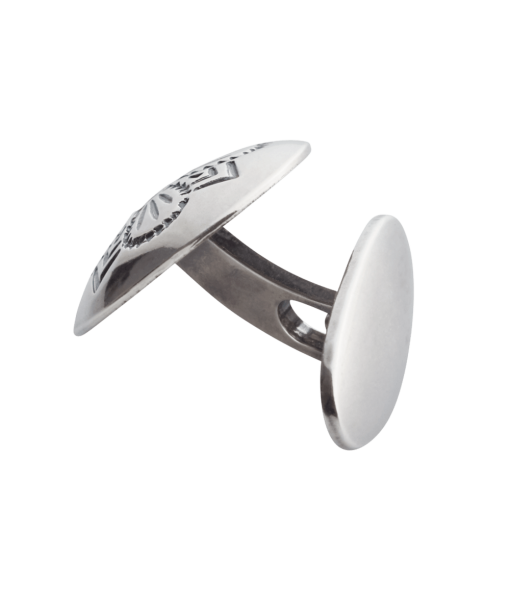 Alternative view of Mansjettknappar med stivt mellomstykke, oksidert