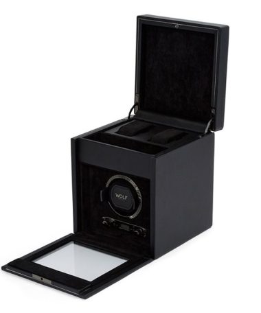Alternative view of Wolf British Racing Single Watch Winder With Storage