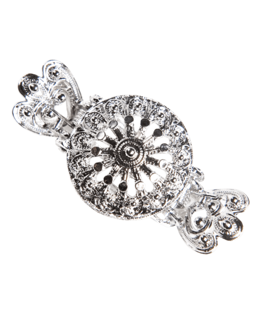 Hårklype Oda stor, kvit