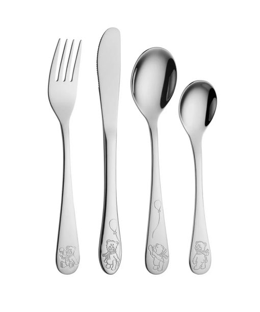 Alternative view of Eik Barn Bamse stålbestikk