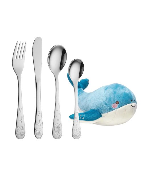 Eik Barn Hval stålbestikk